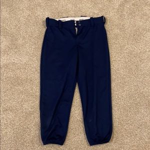 Navy softball pants